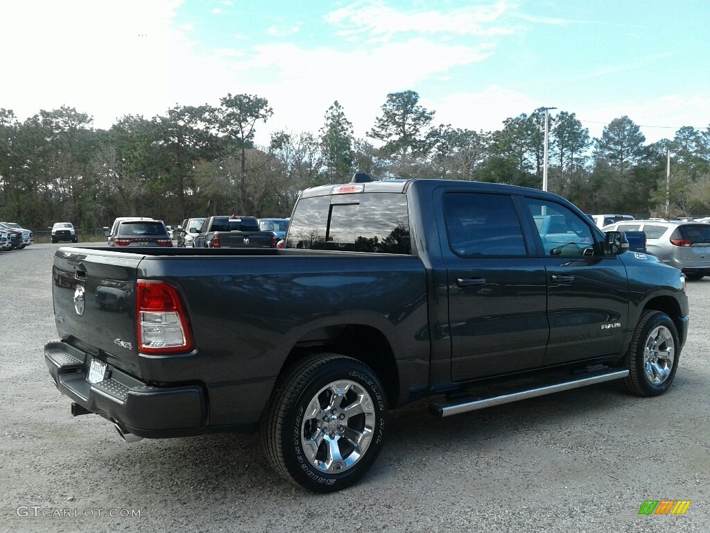 2019 1500 Big Horn Crew Cab 4x4 - Granite Crystal Metallic / Black photo #5