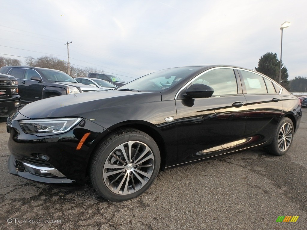 Ebony Twilight Metallic 2019 Buick Regal Sportback Essence AWD Exterior Photo #131483934