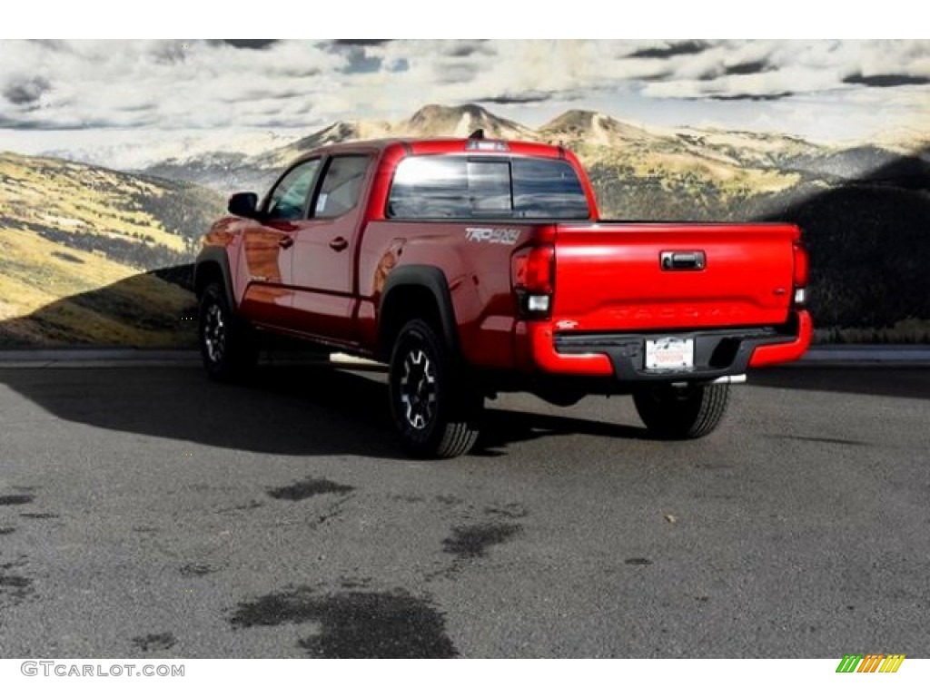 2019 Tacoma SR5 Double Cab 4x4 - Barcelona Red Metallic / TRD Graphite photo #3