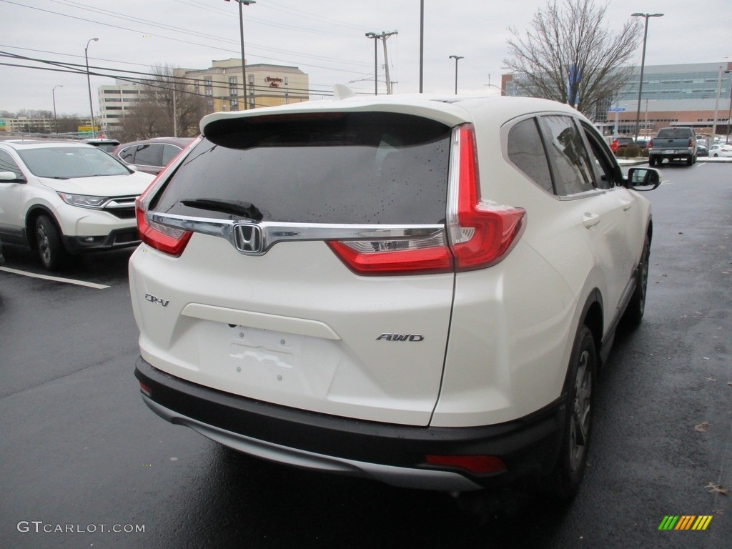 2017 CR-V EX AWD - White Diamond Pearl / Black photo #5