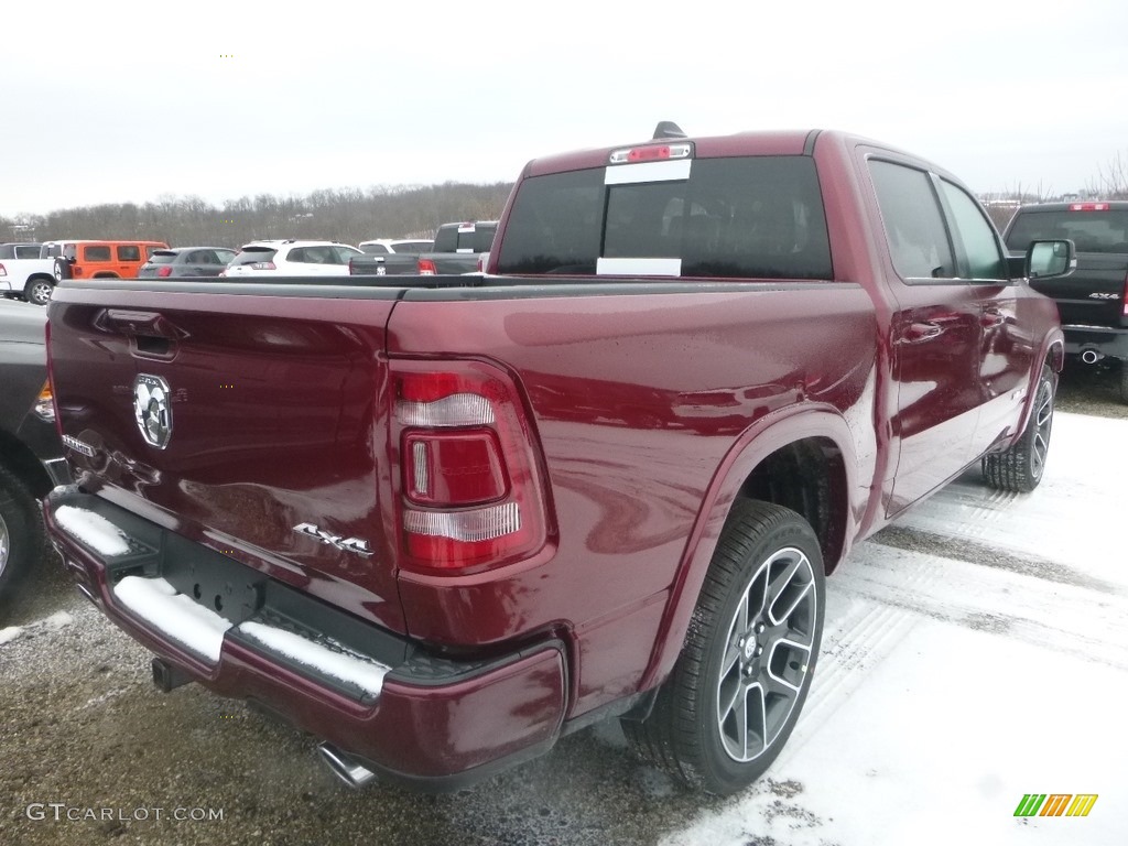 2019 1500 Laramie Crew Cab 4x4 - Delmonico Red Pearl / Black photo #6