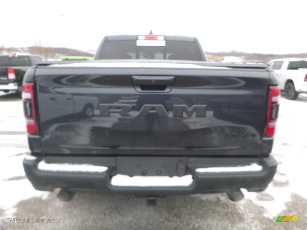 2019 1500 Rebel Crew Cab 4x4 - Maximum Steel Metallic / Black/Red photo #5