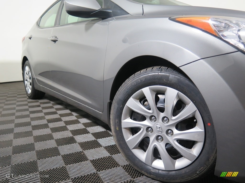 2012 Elantra GLS - Harbor Gray Metallic / Gray photo #4