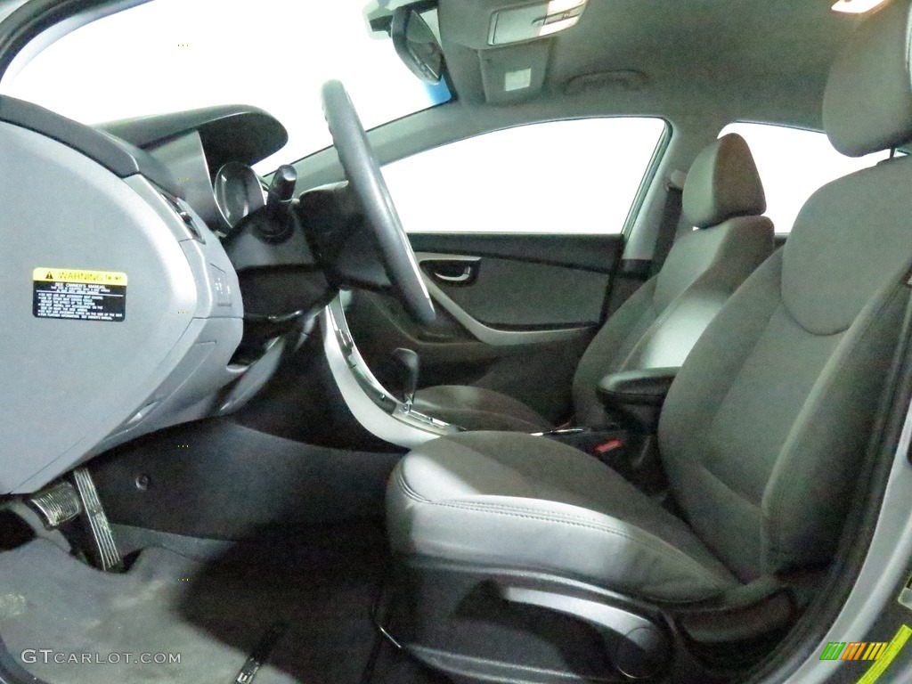 2012 Elantra GLS - Harbor Gray Metallic / Gray photo #14