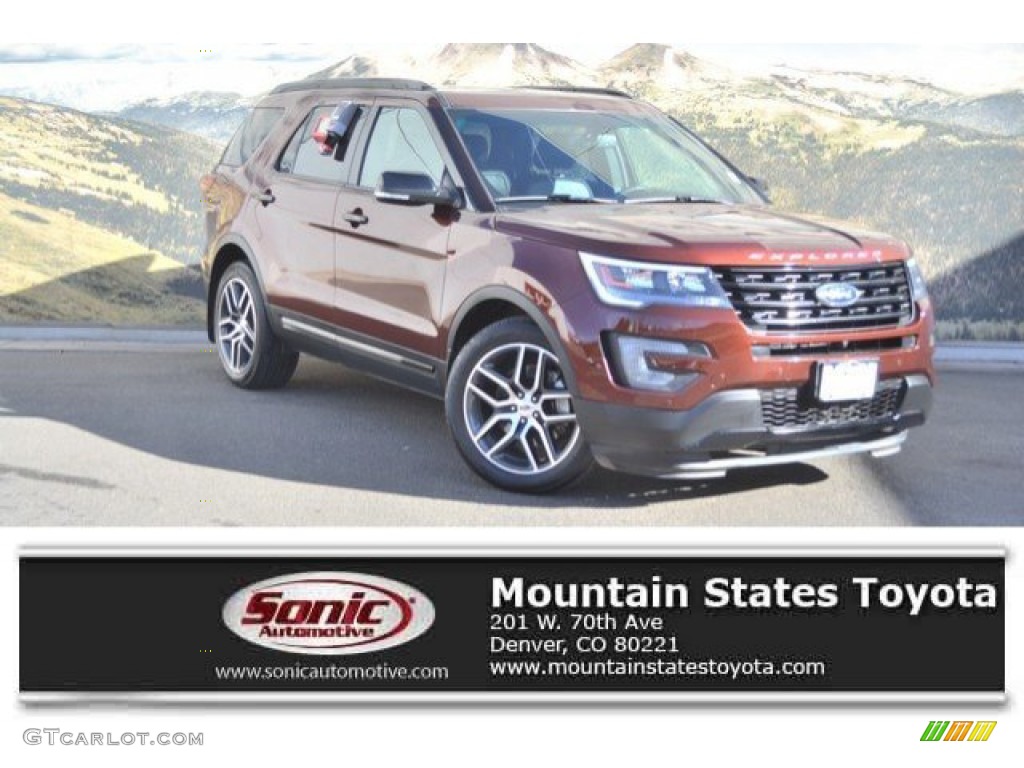 2016 Explorer Sport 4WD - Bronze Fire Metallic / Ebony Black photo #1