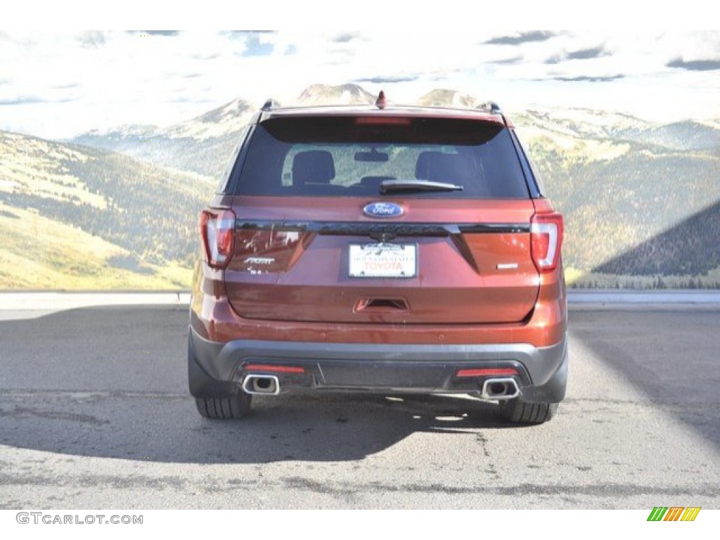 2016 Explorer Sport 4WD - Bronze Fire Metallic / Ebony Black photo #9