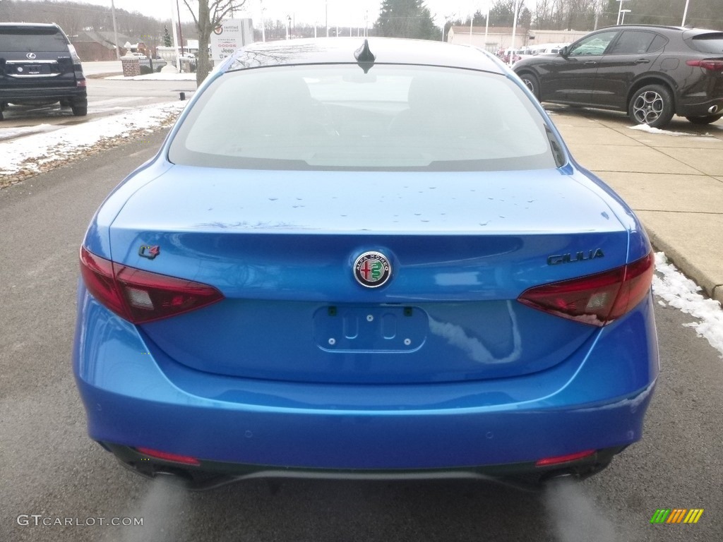 2019 Giulia Sport AWD - Misano Blue Metallic / Black photo #7