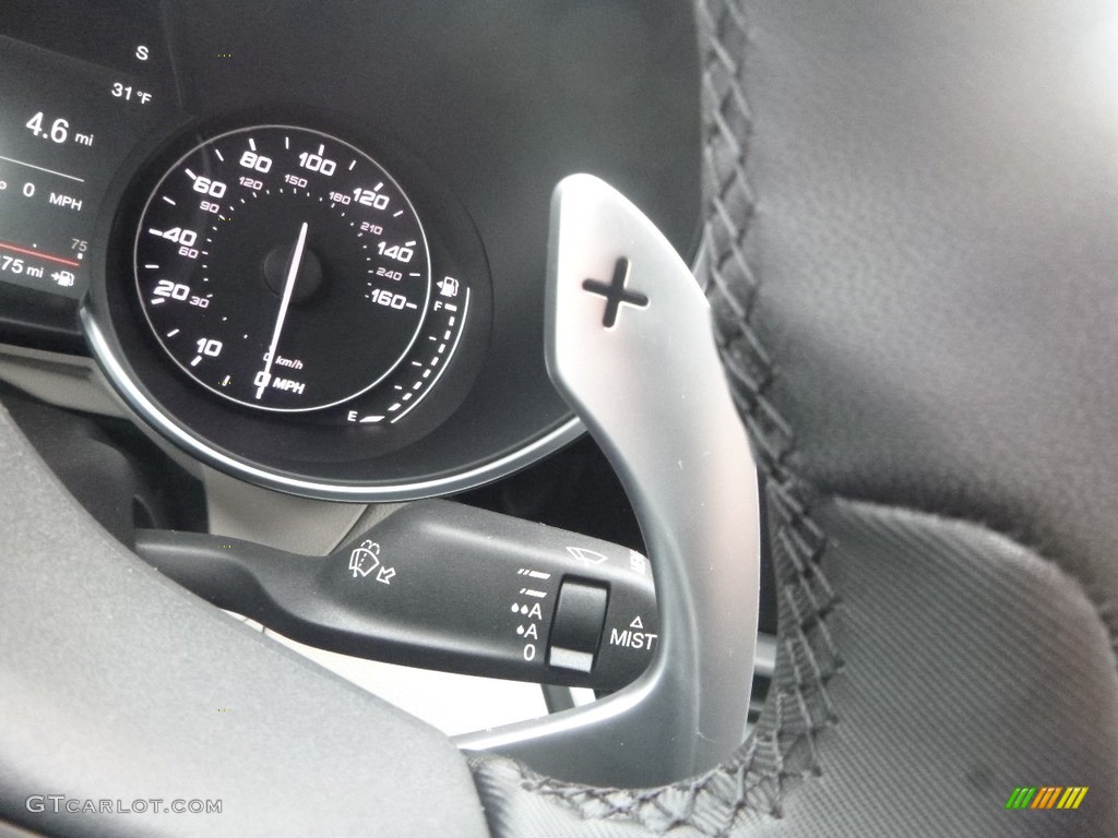 2019 Alfa Romeo Giulia Sport AWD Black Steering Wheel Photo #131493514