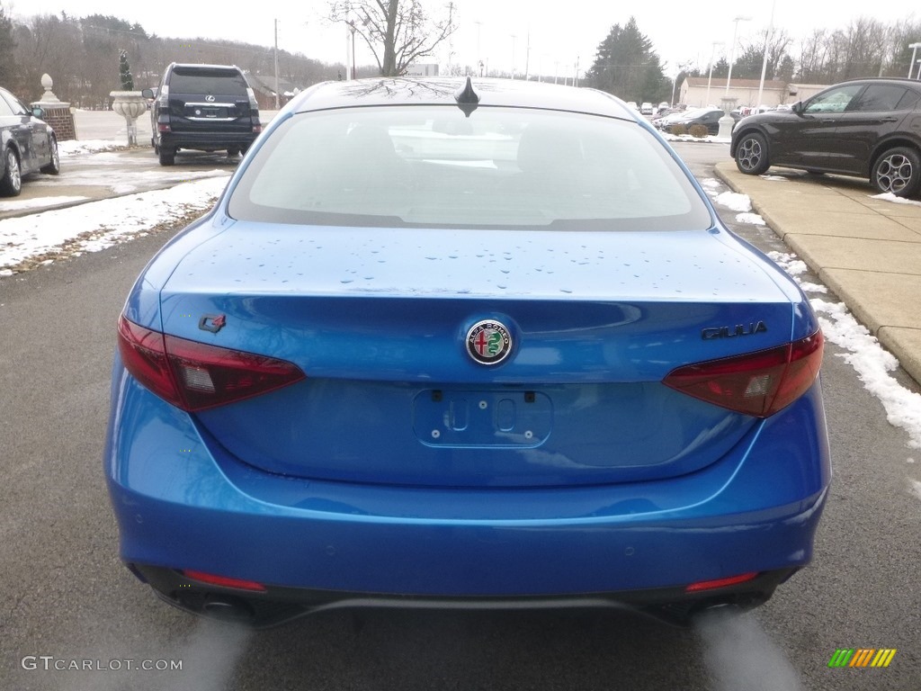 2019 Giulia Sport AWD - Misano Blue Metallic / Black photo #7