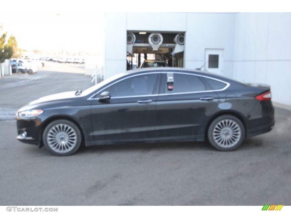 2014 Fusion Titanium - Tuxedo Black / Charcoal Black photo #3