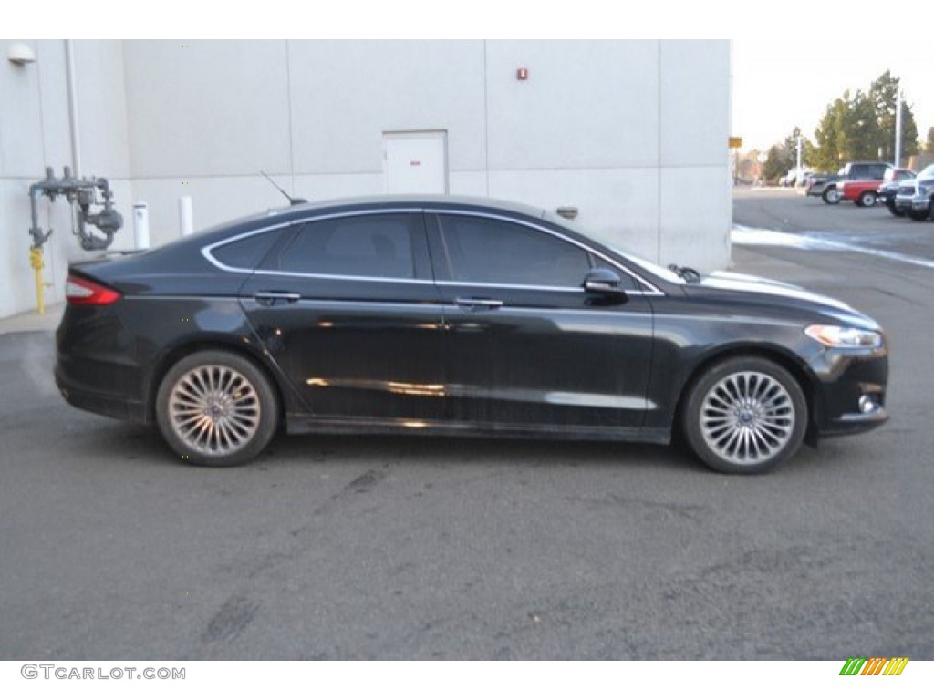 2014 Fusion Titanium - Tuxedo Black / Charcoal Black photo #7