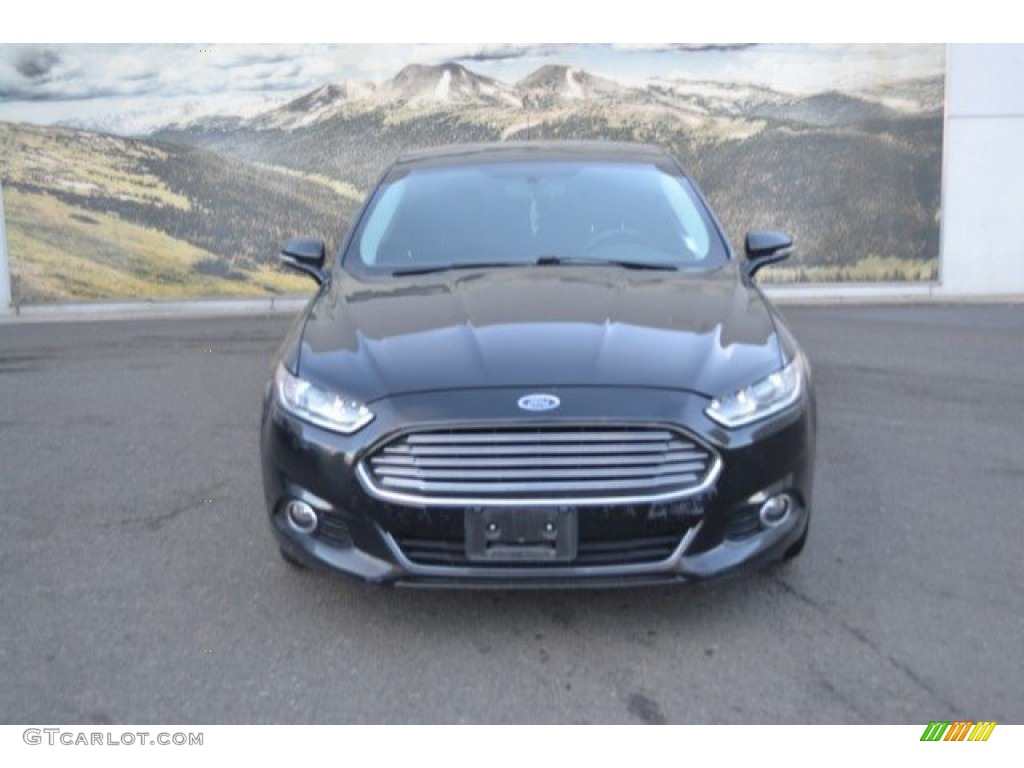 2014 Fusion Titanium - Tuxedo Black / Charcoal Black photo #8