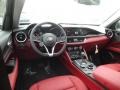 2019 Alfa Romeo Stelvio Red Interior Interior Photo