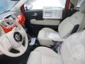 2018 Fiat 500 Ivory (Avorio) Interior Front Seat Photo