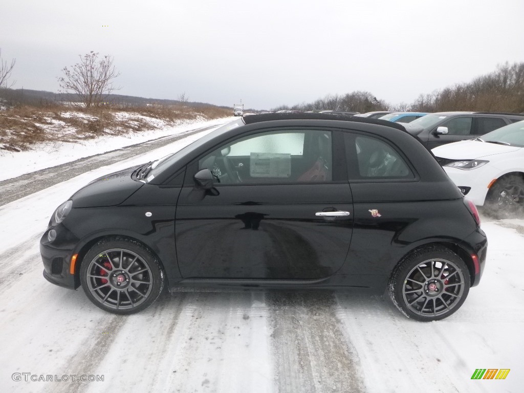 Vesuvio Black Pearl 2018 Fiat 500 Abarth Cabrio Exterior Photo #131494957