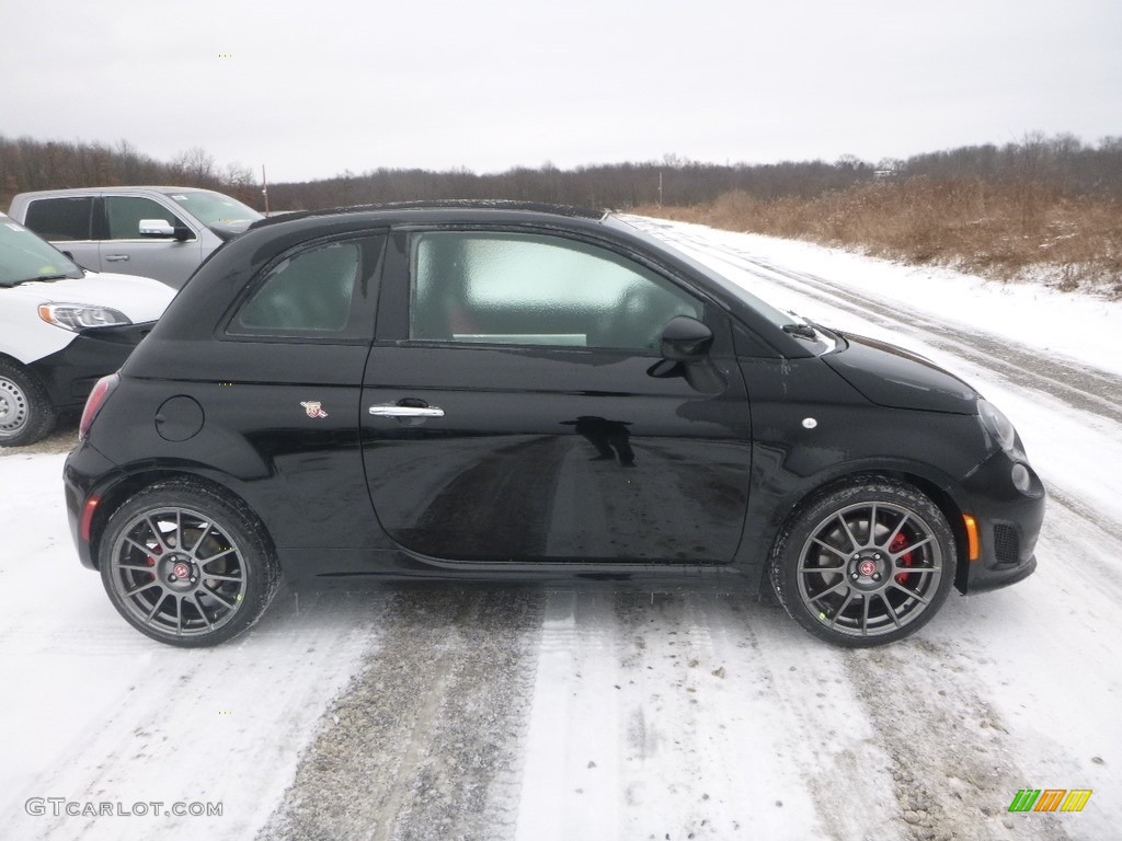 Vesuvio Black Pearl 2018 Fiat 500 Abarth Cabrio Exterior Photo #131495011