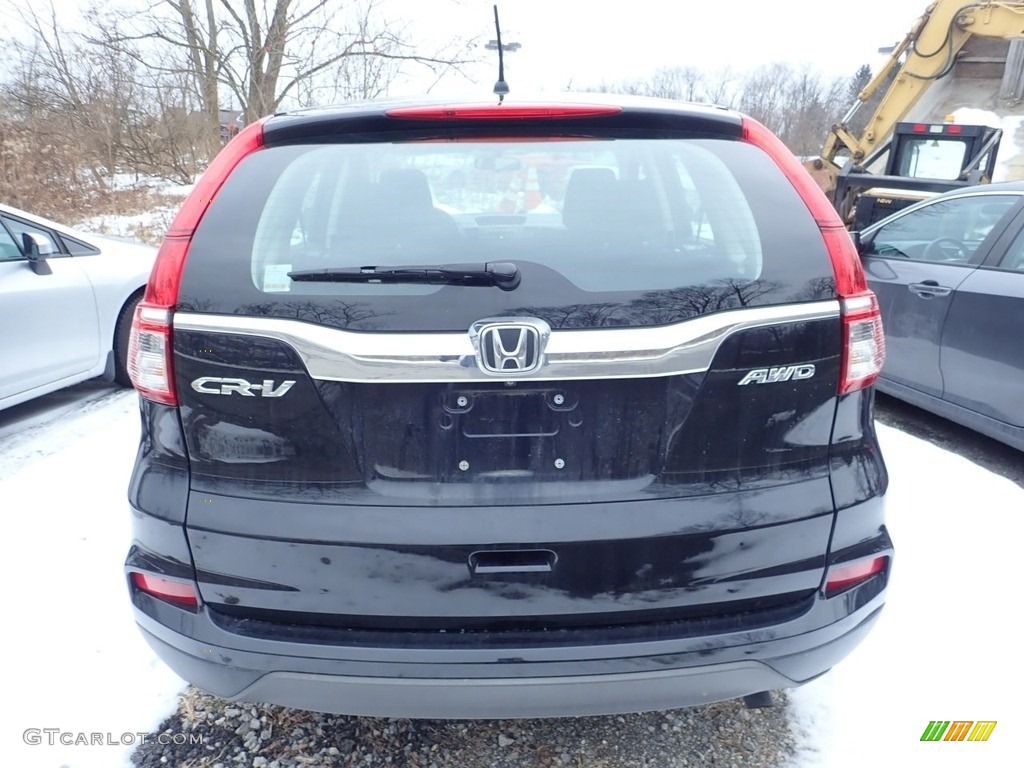 2016 CR-V LX AWD - Crystal Black Pearl / Black photo #3