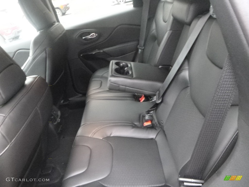 Black Interior 2019 Jeep Cherokee Latitude Plus 4x4 Photo #131497240