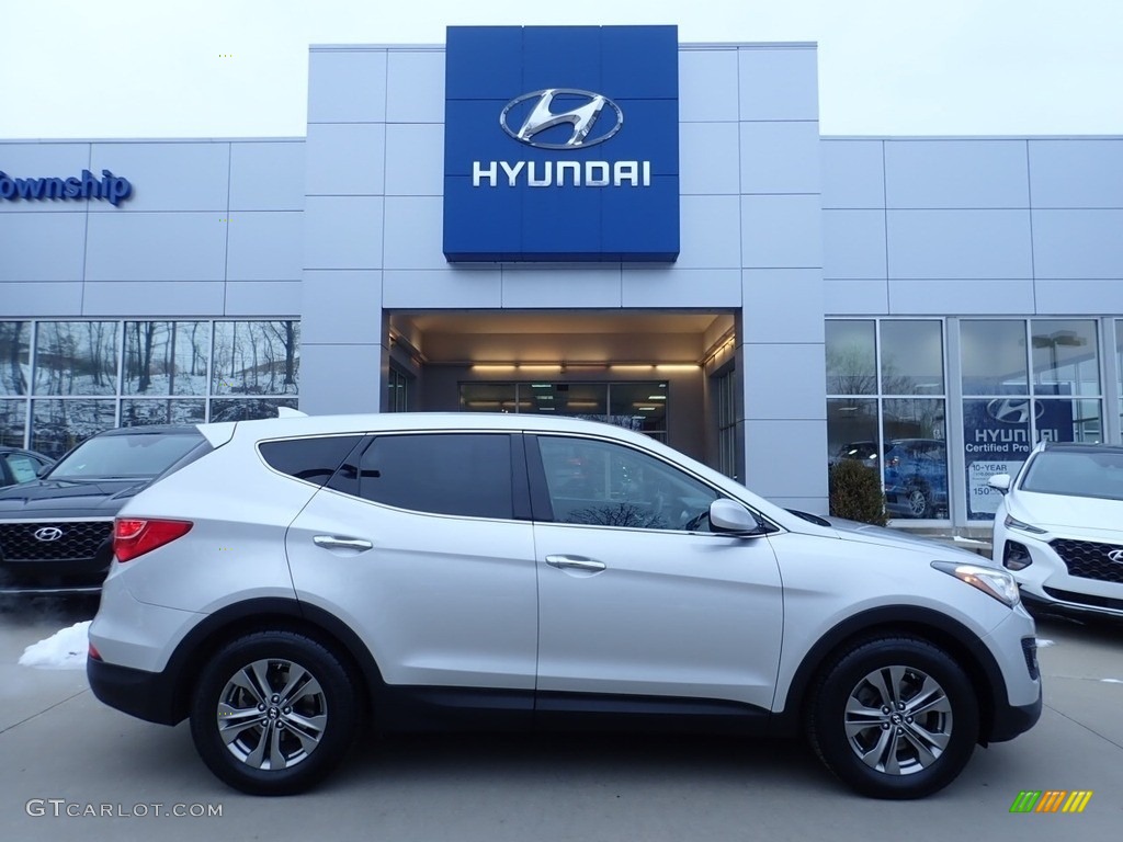 2014 Santa Fe Sport AWD - Moonstone Silver / Gray photo #1