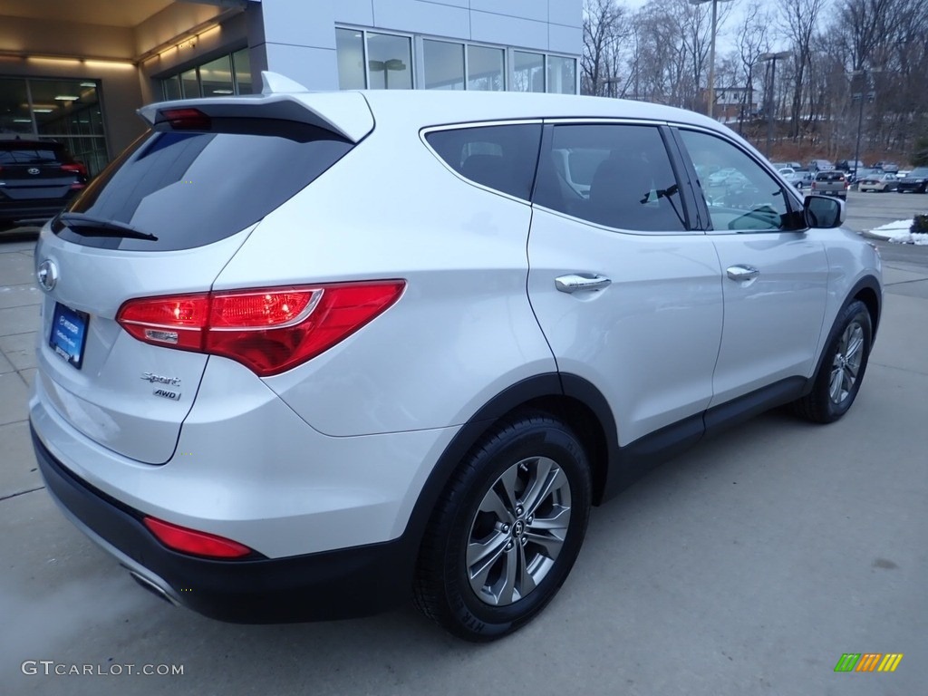 2014 Santa Fe Sport AWD - Moonstone Silver / Gray photo #2