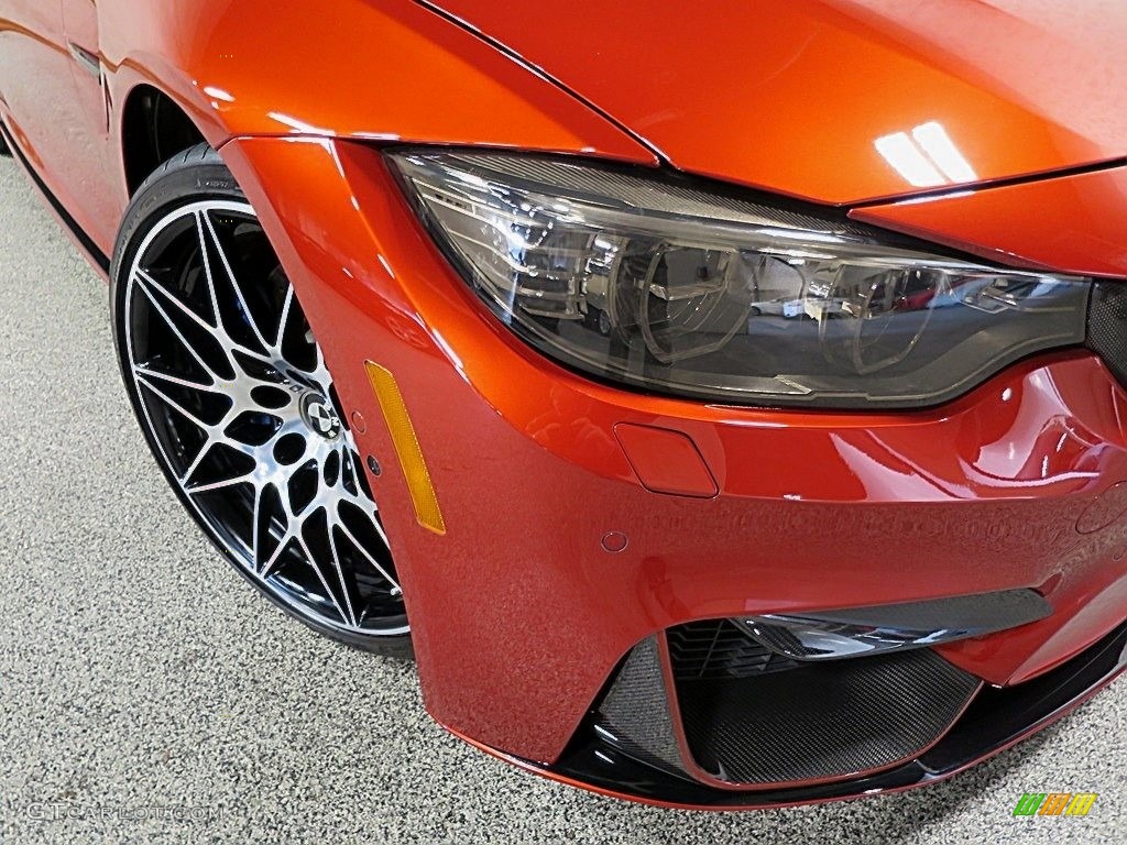 2017 M4 Coupe - Sakhir Orange II Metallic / Silverstone photo #8