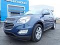 2016 Patriot Blue Metallic Chevrolet Equinox LT AWD  photo #2