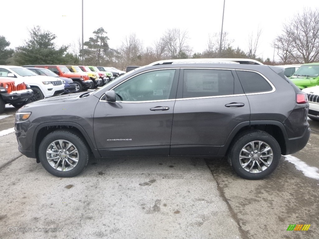 Granite Crystal Metallic 2019 Jeep Cherokee Latitude Plus 4x4 Exterior Photo #131498326