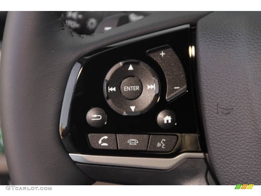 2019 Honda Pilot Touring Beige Steering Wheel Photo #131499079