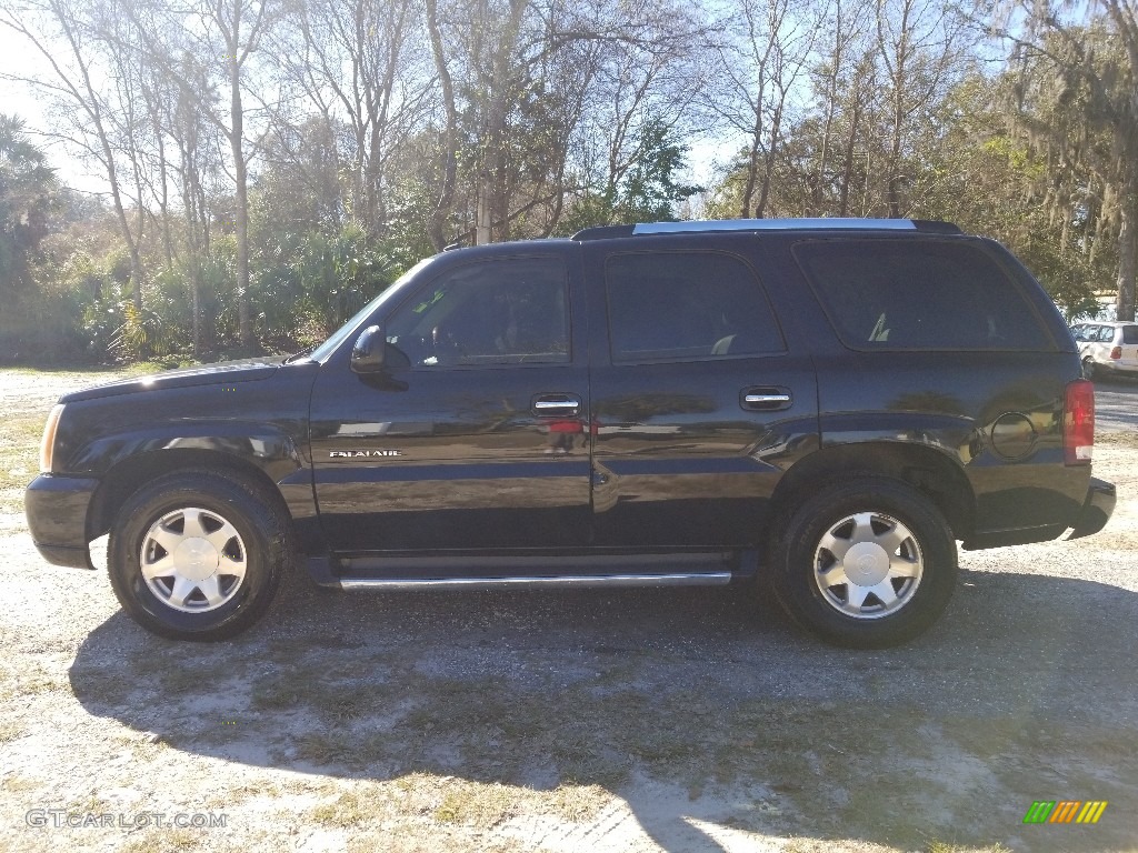 2003 Escalade AWD - Sable Black / Pewter photo #6