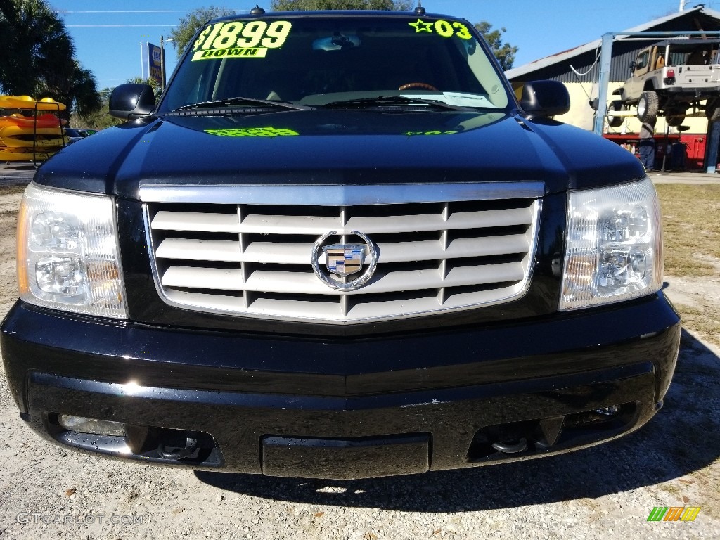 2003 Escalade AWD - Sable Black / Pewter photo #8