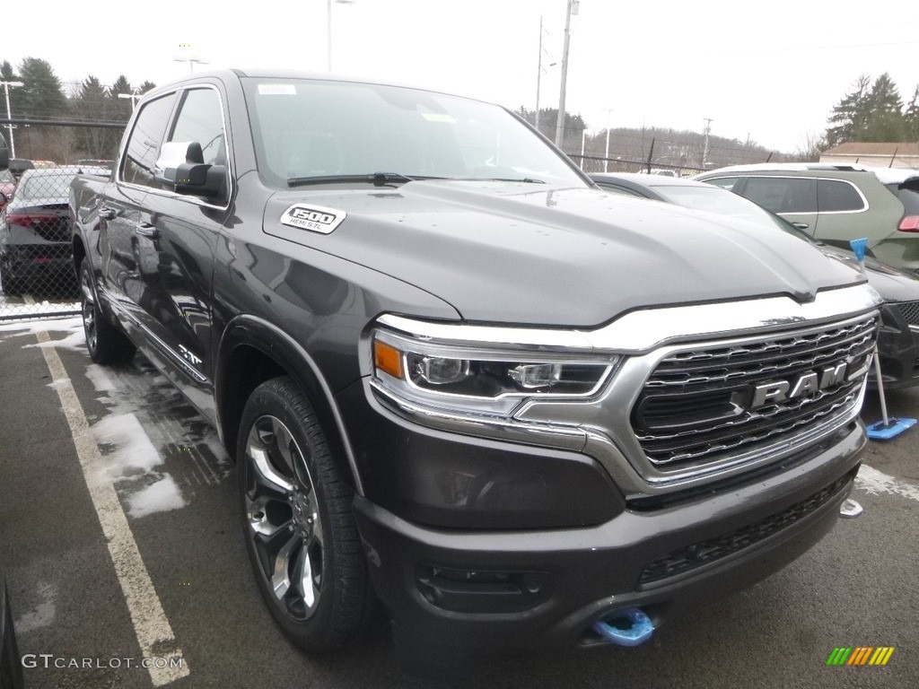 2019 1500 Limited Crew Cab 4x4 - Granite Crystal Metallic / Black photo #10