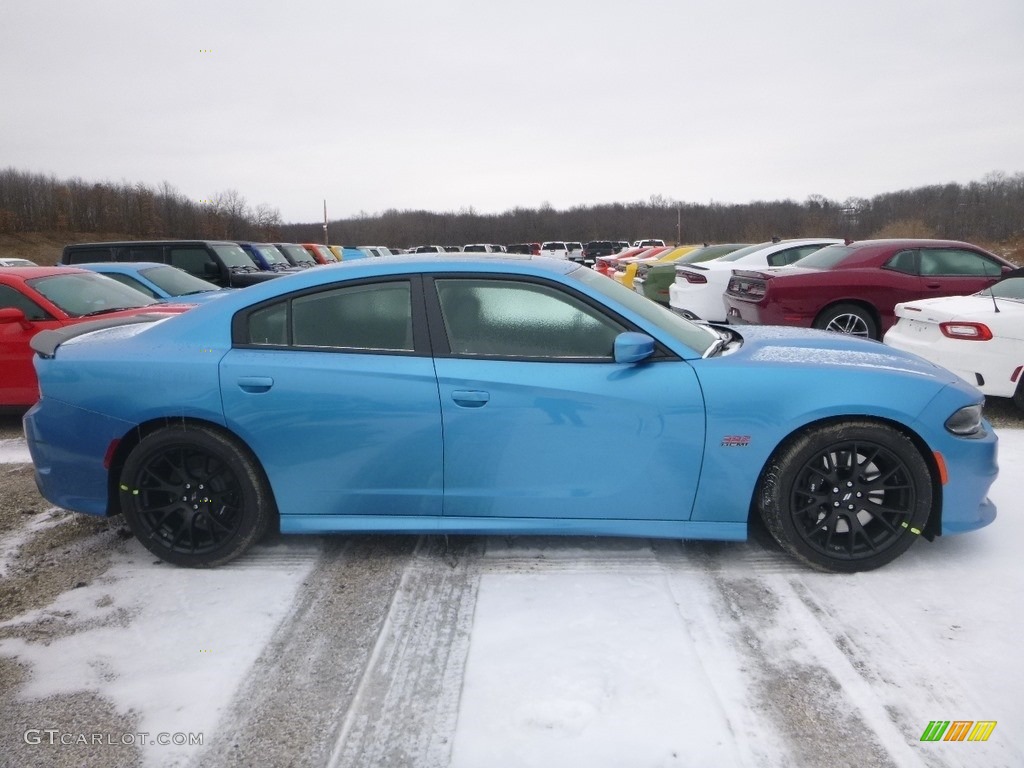 B5 Blue Pearl 2019 Dodge Charger R/T Scat Pack Exterior Photo #131500969