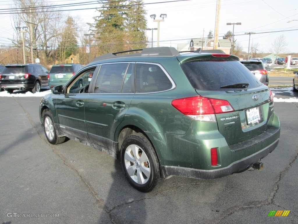 2012 Outback 2.5i Limited - Cypress Green Pearl / Warm Ivory photo #8