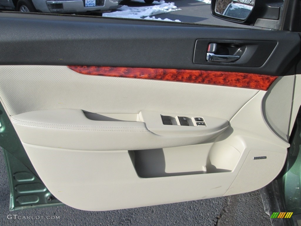 2012 Outback 2.5i Limited - Cypress Green Pearl / Warm Ivory photo #14