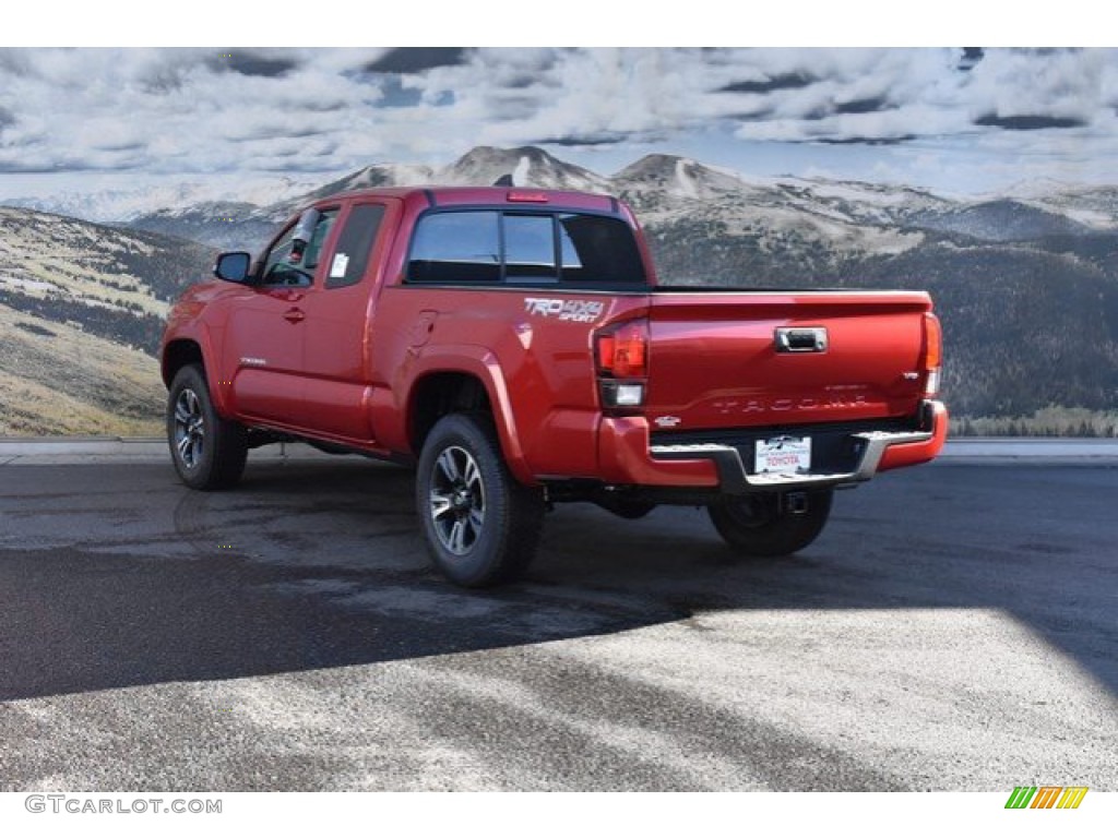 2019 Tacoma TRD Sport Access Cab 4x4 - Barcelona Red Metallic / TRD Graphite photo #3