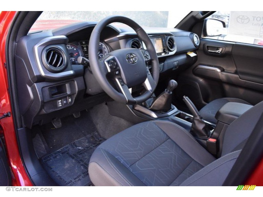 TRD Graphite Interior 2019 Toyota Tacoma TRD Sport Access Cab 4x4 Photo #131501791