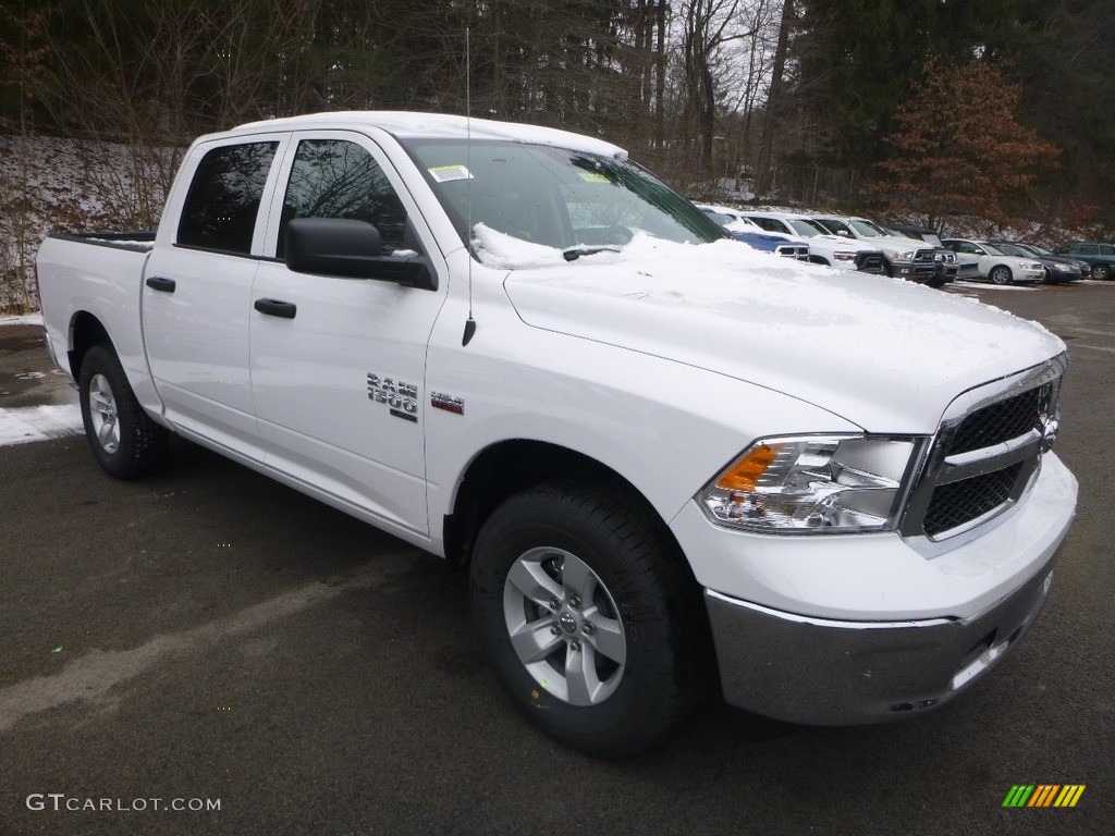 2019 1500 Classic Tradesman Crew Cab 4x4 - Bright White / Black/Diesel Gray photo #8