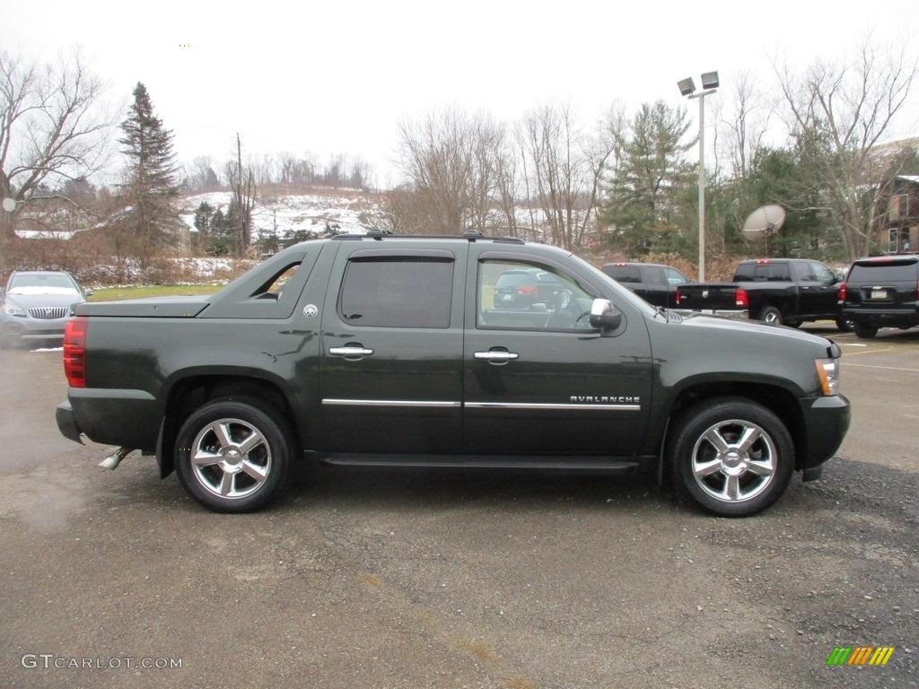 2013 Avalanche LTZ 4x4 - Fairway Metallic / Dark Cashmere/Light Cashmere photo #9