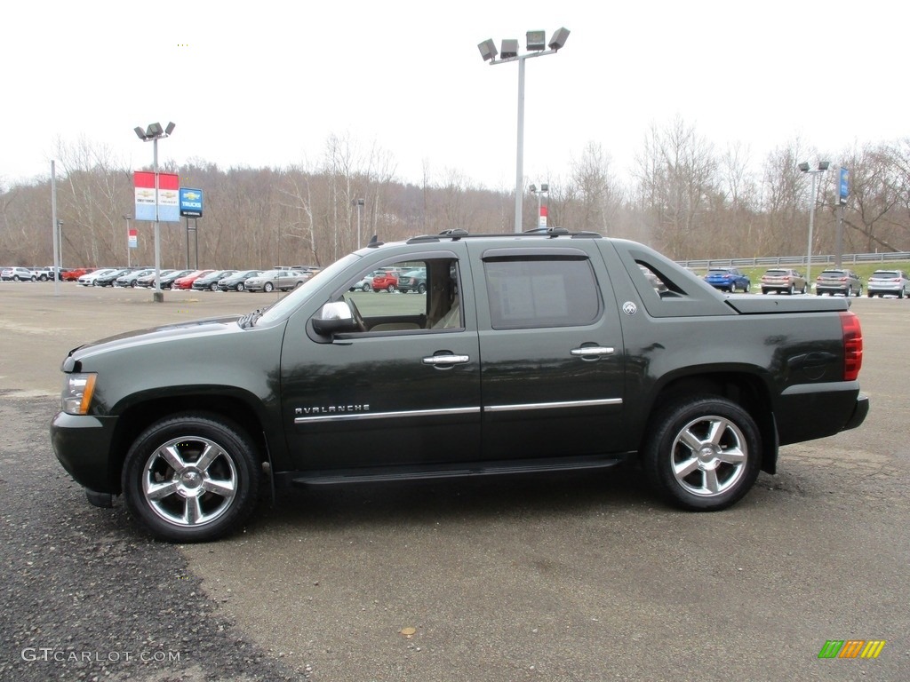 2013 Avalanche LTZ 4x4 - Fairway Metallic / Dark Cashmere/Light Cashmere photo #19