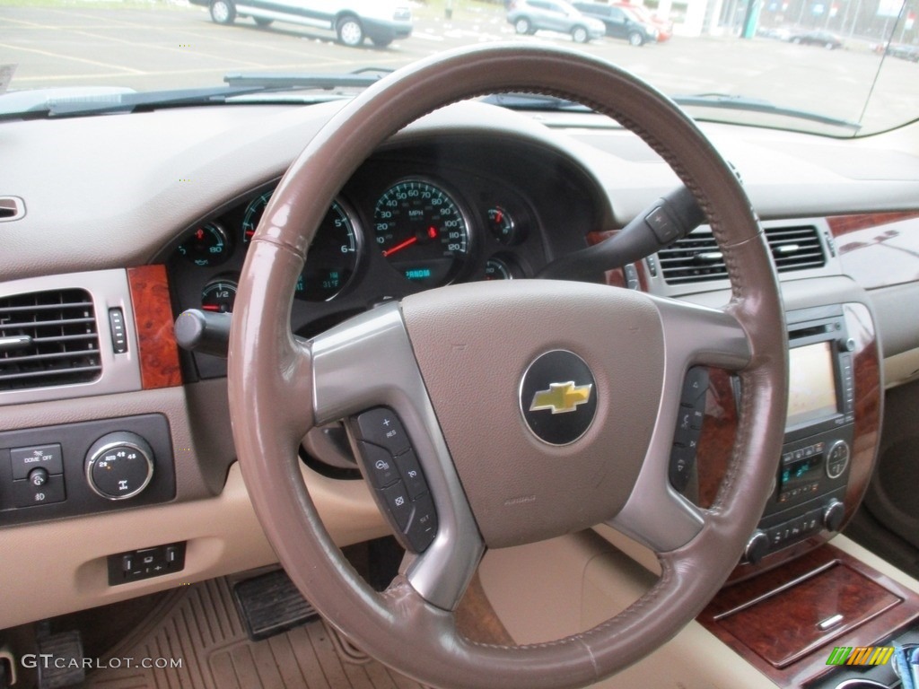 2013 Avalanche LTZ 4x4 - Fairway Metallic / Dark Cashmere/Light Cashmere photo #32