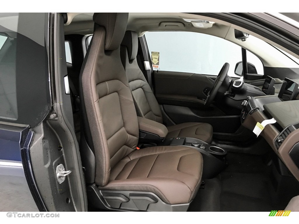 Tera Dark Truffle Interior 2019 BMW i3 with Range Extender Photo #131508592