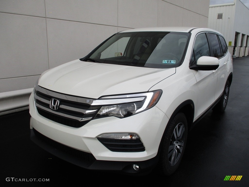 2016 Pilot EX AWD - White Diamond Pearl / Beige photo #9