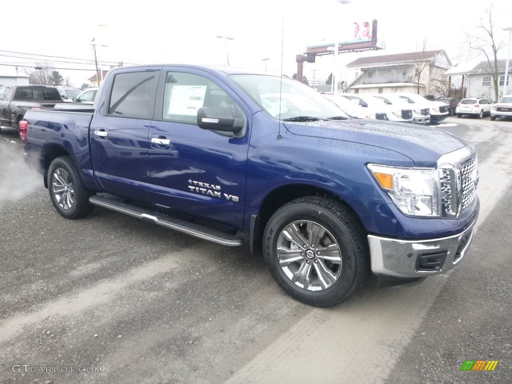 2019 Titan SV Crew Cab 4x4 - Deep Blue Pearl Metallic / Black photo #1