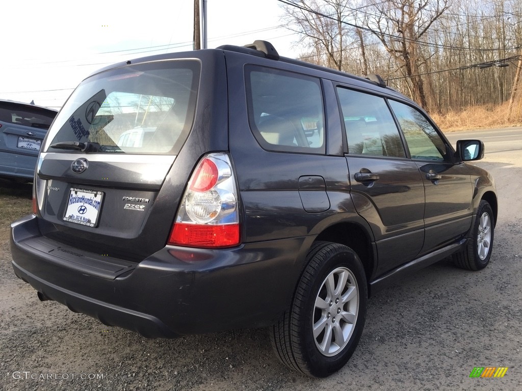 2008 Forester 2.5 X - Obsidian Black Pearl / Desert Beige photo #3