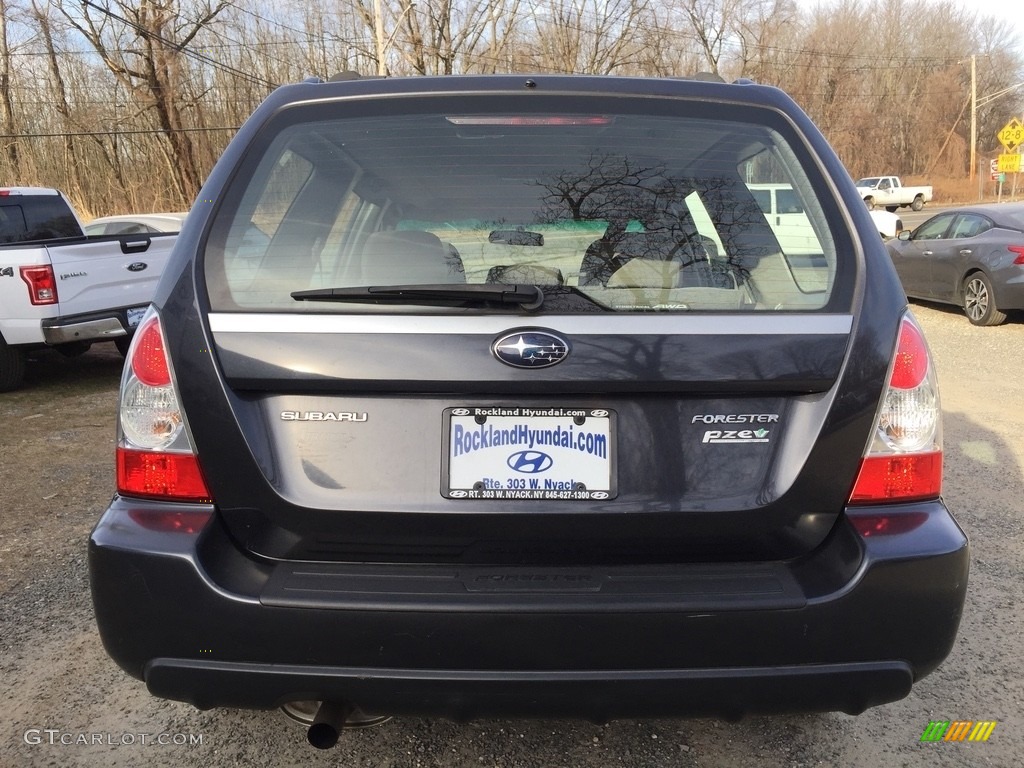 2008 Forester 2.5 X - Obsidian Black Pearl / Desert Beige photo #4