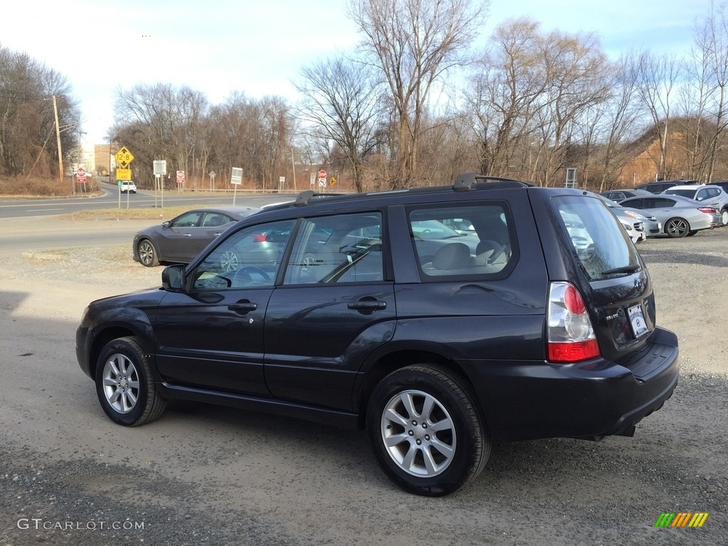 2008 Forester 2.5 X - Obsidian Black Pearl / Desert Beige photo #5