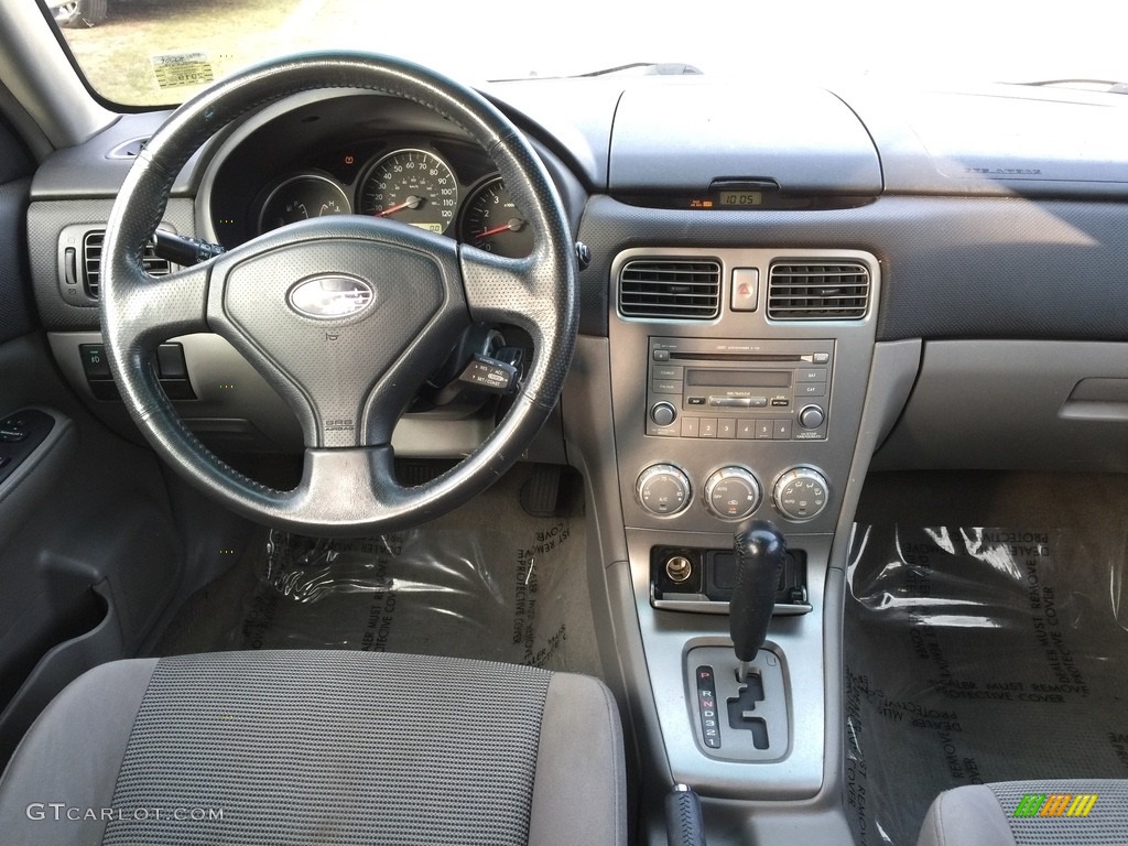 2008 Forester 2.5 X - Obsidian Black Pearl / Desert Beige photo #11