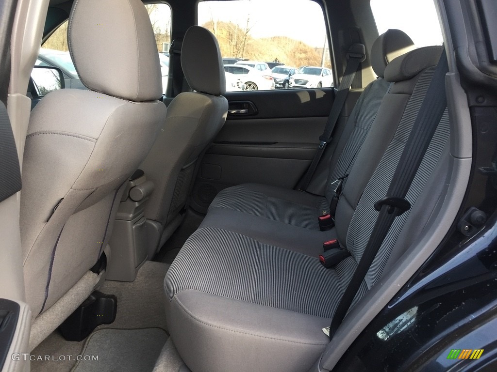 2008 Forester 2.5 X - Obsidian Black Pearl / Desert Beige photo #17