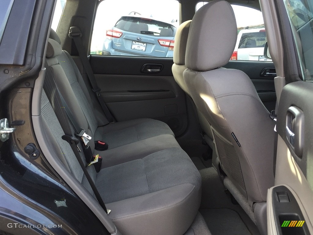 2008 Forester 2.5 X - Obsidian Black Pearl / Desert Beige photo #19