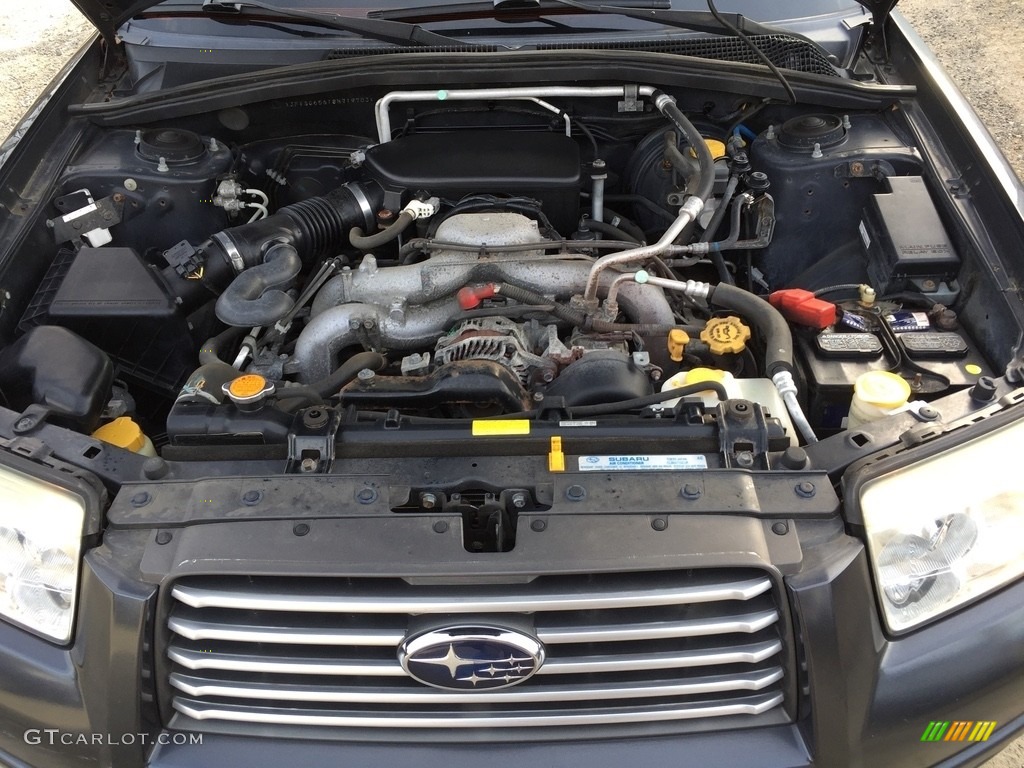 2008 Forester 2.5 X - Obsidian Black Pearl / Desert Beige photo #24